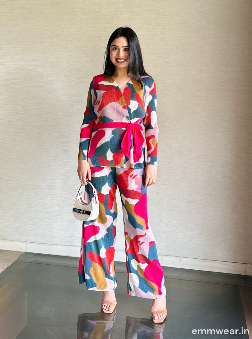 Electric Bloom Co-ord Set