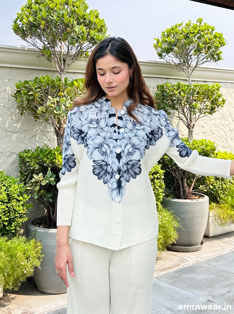 Blue Fleur Co-ord Set