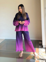 Load image into Gallery viewer, Wild Purple Ombre Co-Ord Set
