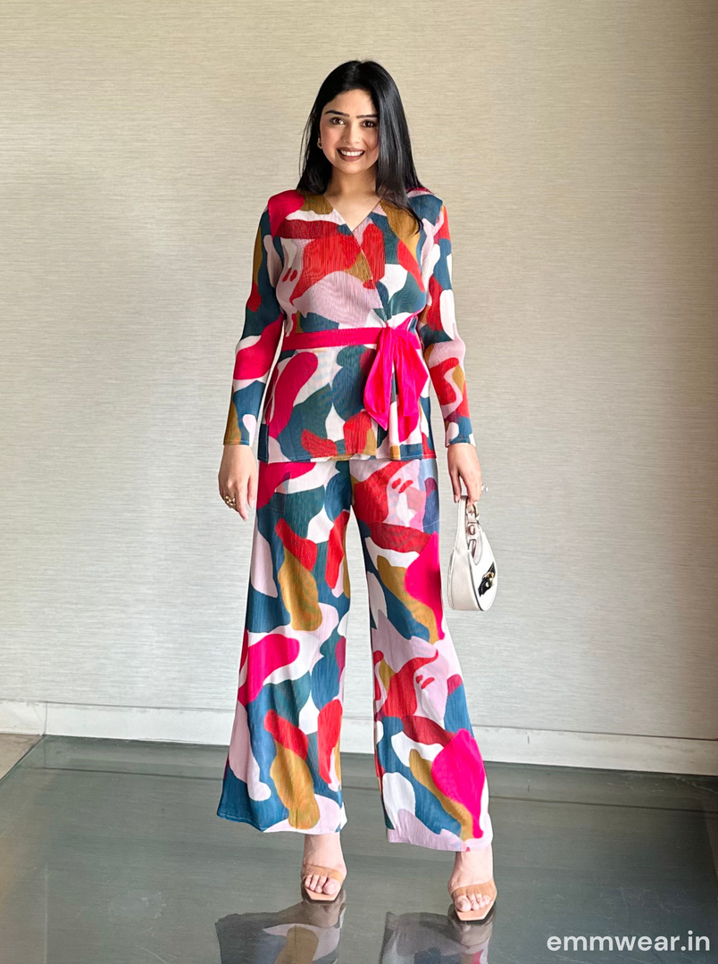 Electric Bloom Co-ord Set
