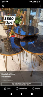 Load image into Gallery viewer, Mdf wooden 3 pcs tables
